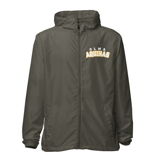 Aquinas zip up windbreaker